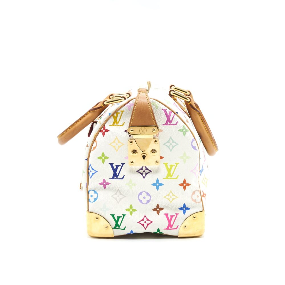 AAA Replica Louis Vuitton LV MONOGRAM MULTICOLOR SPEEDY 30 TOTE