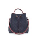 AAA Replica Louis Vuitton LV NEONOE MONOGRAM EMPREINTE MARINE ROUGE GHW