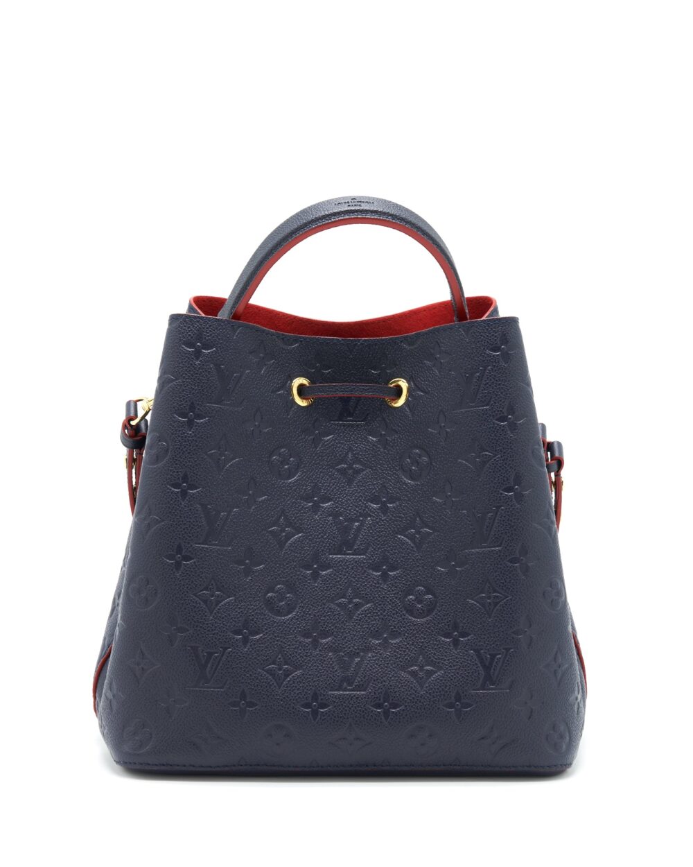 AAA Replica Louis Vuitton LV NEONOE MONOGRAM EMPREINTE MARINE ROUGE GHW