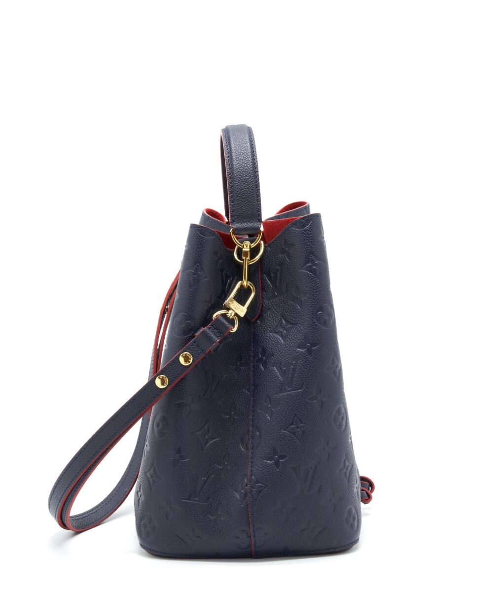 AAA Replica Louis Vuitton LV NEONOE MONOGRAM EMPREINTE MARINE ROUGE GHW