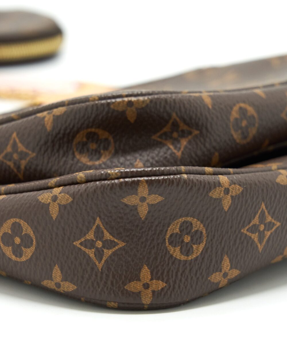 AAA Replica Louis Vuitton LV MULTI POCHETTE ACCESSORIES PINK STRAP MONOGRAM CANVAS GHW