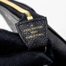 AAA Replica Louis Vuitton LV MINI POCHETTE ACCESSORIES MONOGRAM EMPREINTE BLACK/ BEIGE GHW