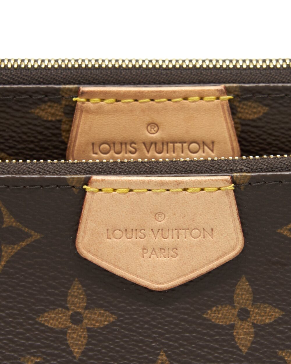 AAA Replica Louis Vuitton LV MULTI POCHETTE ACCESSORIES KHAKI MONOGRAM CANVAS GHW