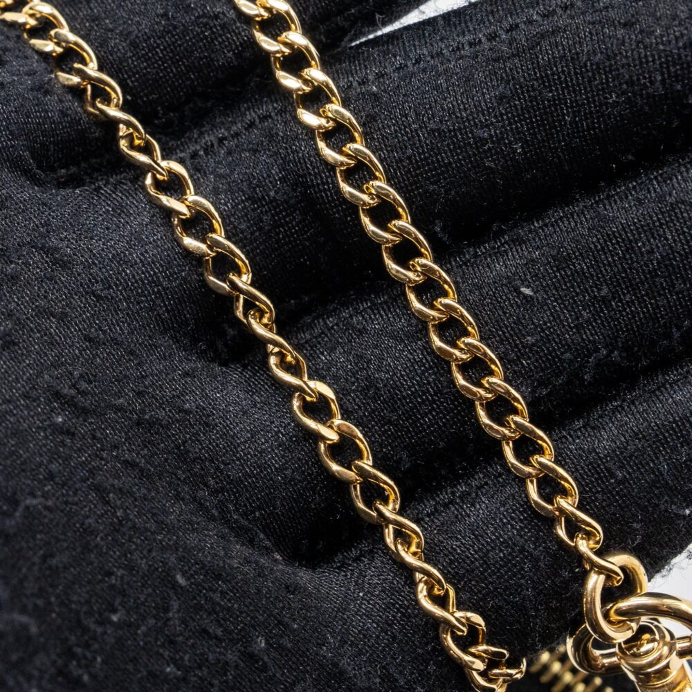 AAA Replica Louis Vuitton LV MINI POCHETTE ACCESSORIES MONOGRAM EMPREINTE BLACK/ BEIGE GHW