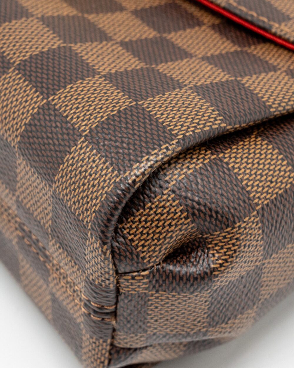 AAA Replica Louis Vuitton LV CROISETTE DAMIER EBENE GHW