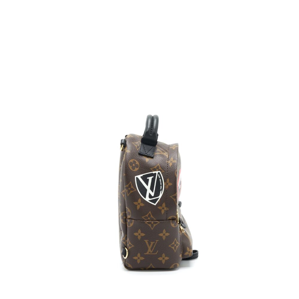 AAA Replica Louis Vuitton LV MINI PALM BACKPACK SPRING LIMITED EDITION MONOGRAM CANVAS GHW