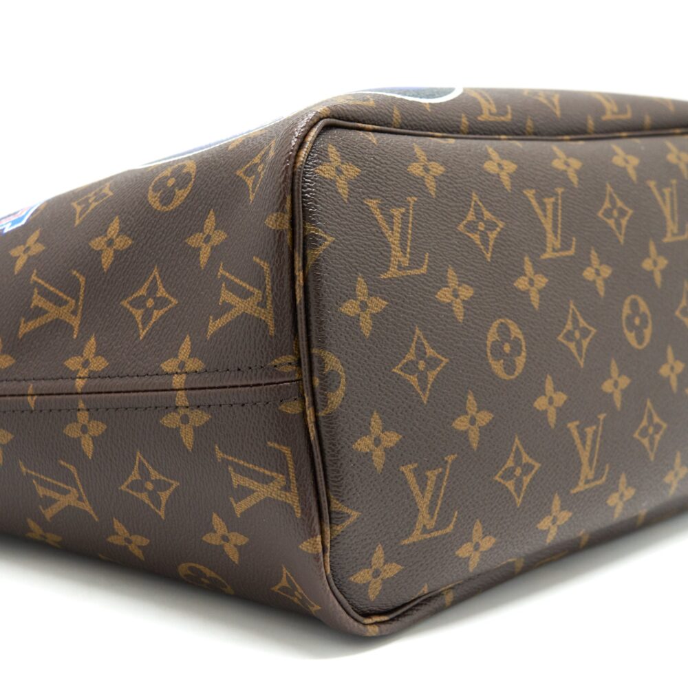 AAA Replica Louis Vuitton LV NEVERFULL MM MY LV WORLD TOUR MONOGRAM CANVAS/ BLACK