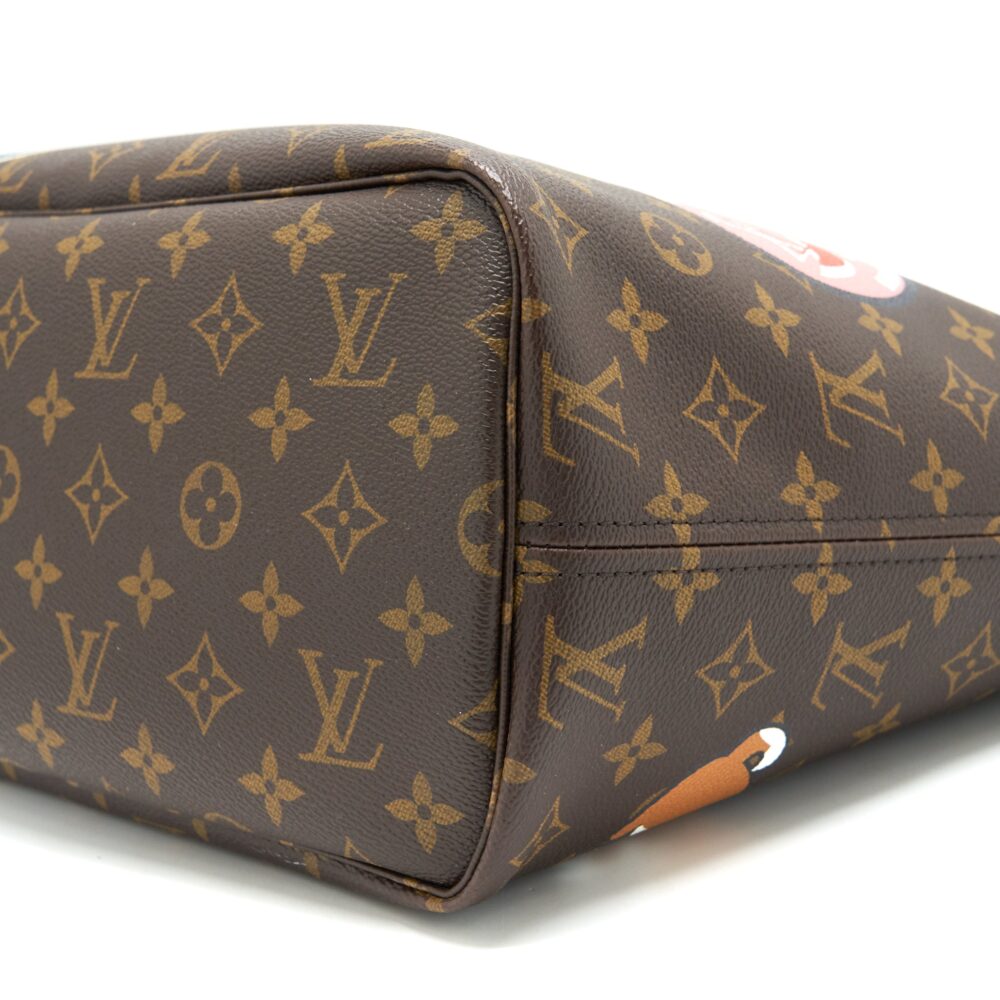 AAA Replica Louis Vuitton LV NEVERFULL MM MY LV WORLD TOUR MONOGRAM CANVAS/ BLACK