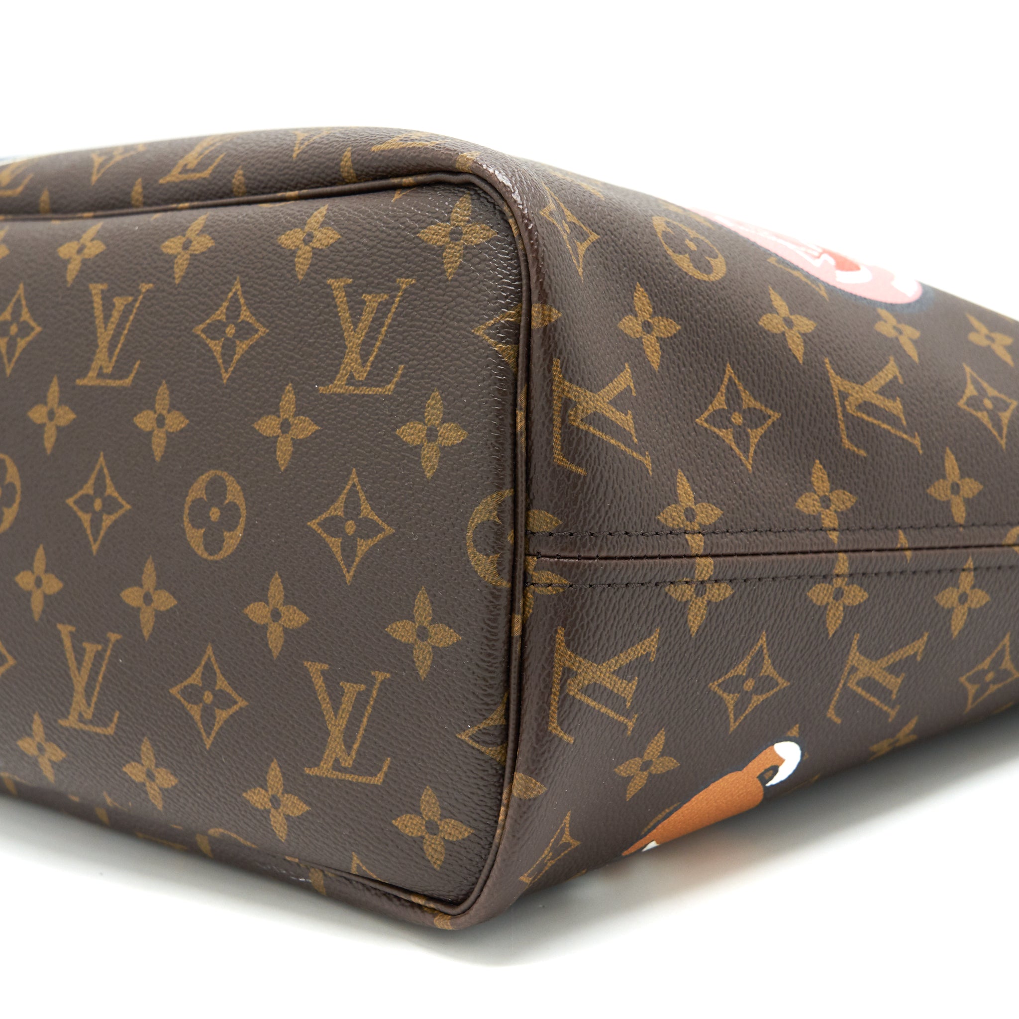 AAA Replica Louis Vuitton LV NEVERFULL MM MY LV WORLD TOUR MONOGRAM CANVAS/ BLACK