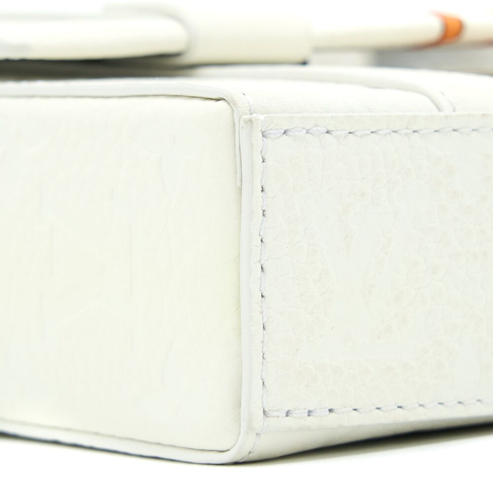 AAA Replica Louis Vuitton LV SCARECROW PRINTED FLAP BAG CALFSKIN WHITE WITH WHITE HARDWARE
