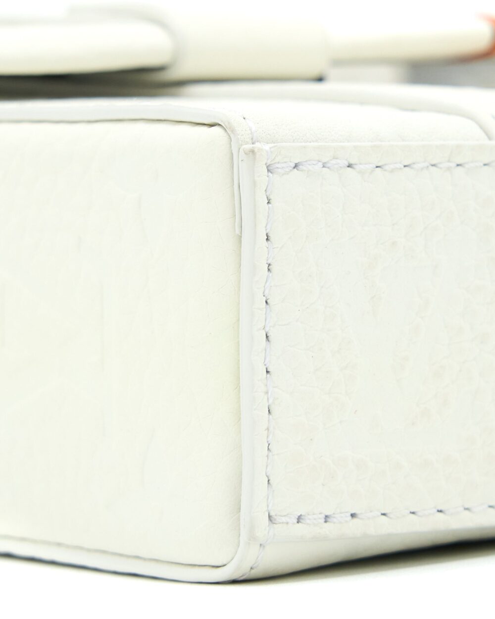 AAA Replica Louis Vuitton LV SCARECROW PRINTED FLAP BAG CALFSKIN WHITE WITH WHITE HARDWARE