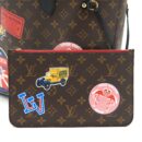 AAA Replica Louis Vuitton LV NEVERFULL MM MY LV WORLD TOUR MONOGRAM CANVAS/ BLACK