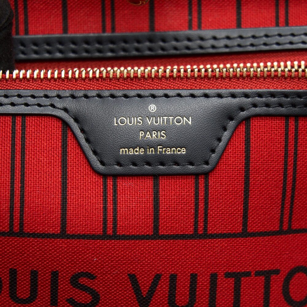 AAA Replica Louis Vuitton LV NEVERFULL MM MY LV WORLD TOUR MONOGRAM CANVAS/ BLACK