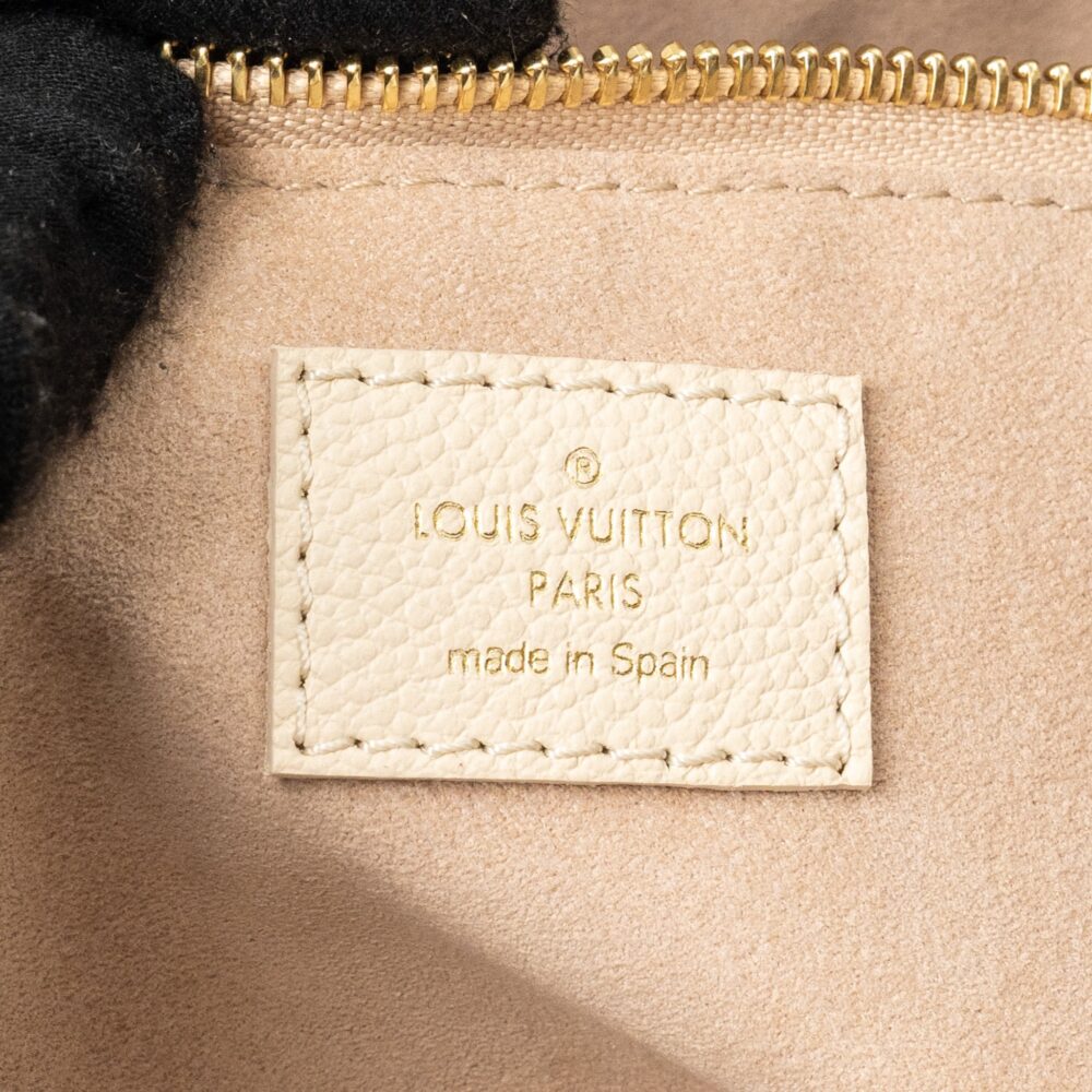 AAA Replica Louis Vuitton LV NEVERFULL MM MONOGRAM EMPREINTE CRÈME/ROSE TRIANON GHW