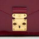 AAA Replica Louis Vuitton LV MESSENGER BAG CROSSBODY PATENT RASPBERRY RED GHW