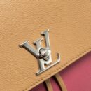 AAA Replica Louis Vuitton LV LOCKME BACKPACK CALFSKIN PINK/BEIGE SHW