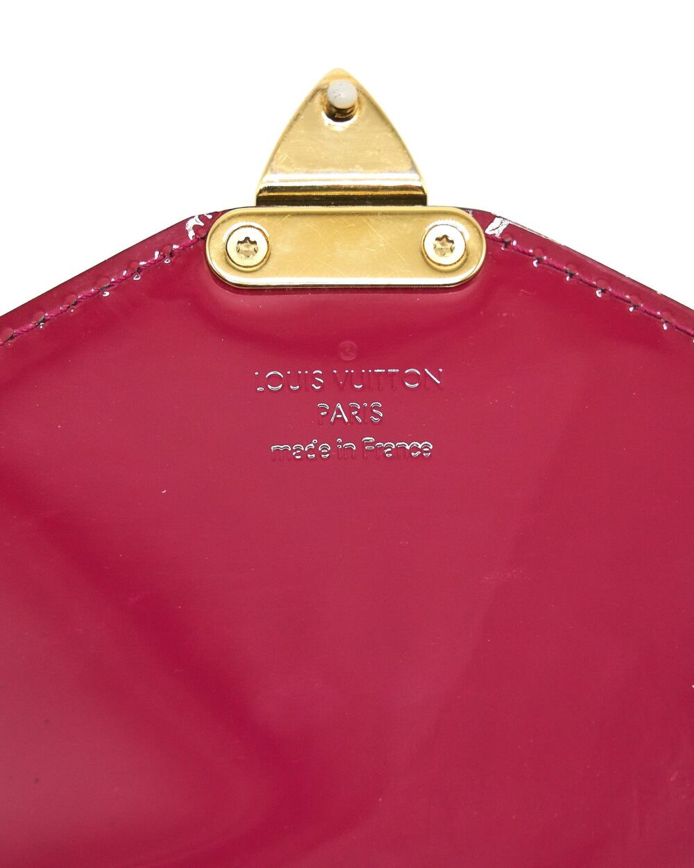 AAA Replica Louis Vuitton LV MESSENGER BAG CROSSBODY PATENT RASPBERRY RED GHW