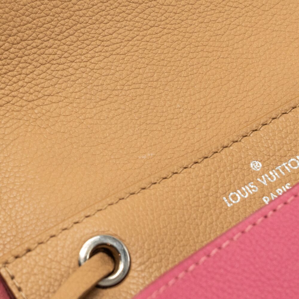AAA Replica Louis Vuitton LV LOCKME BACKPACK CALFSKIN PINK/BEIGE SHW