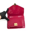 AAA Replica Louis Vuitton LV MESSENGER BAG CROSSBODY PATENT RASPBERRY RED GHW