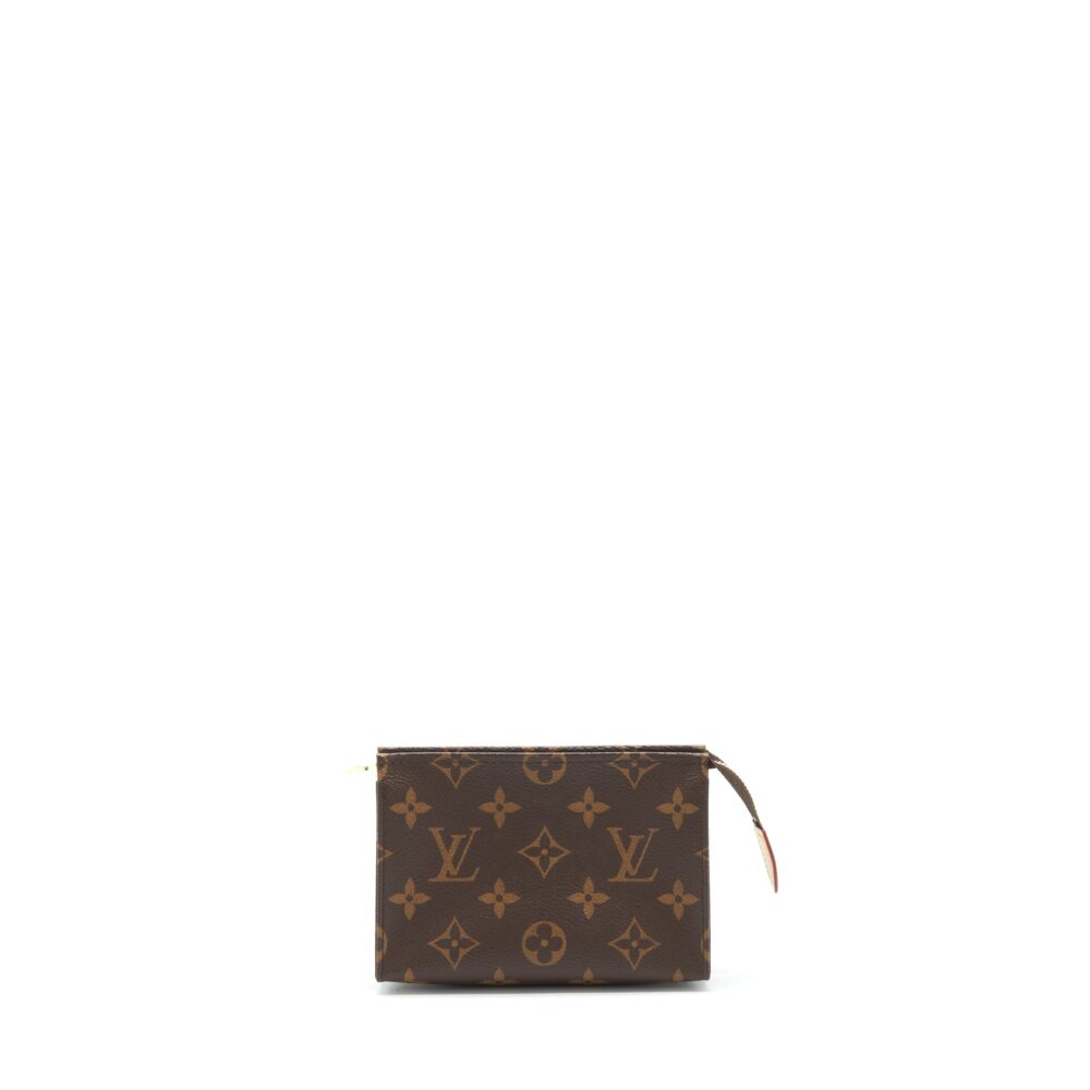 AAA Replica Louis Vuitton LV TOILETRY POCHETTE 15 MONOGRAM CANVAS GHW