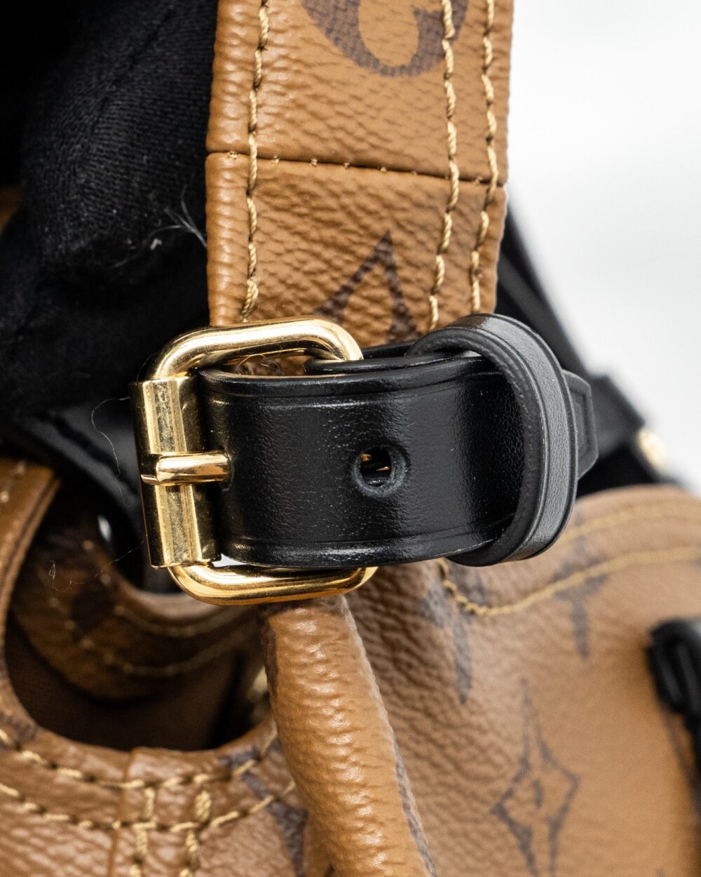 AAA Replica Louis Vuitton LV ATLANTIS BB MONOGRAM REVERSE CANVAS GHW (NEW VERSION)