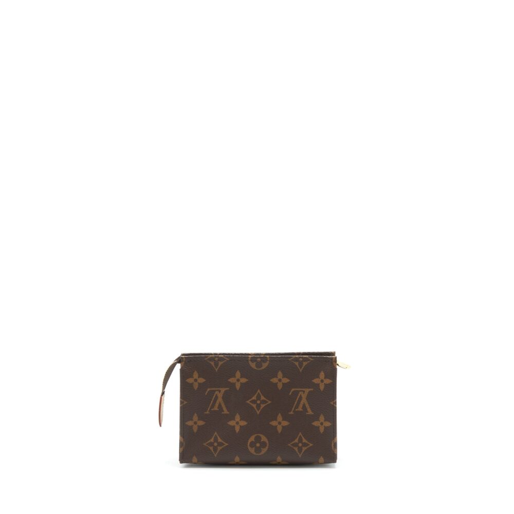 AAA Replica Louis Vuitton LV TOILETRY POCHETTE 15 MONOGRAM CANVAS GHW
