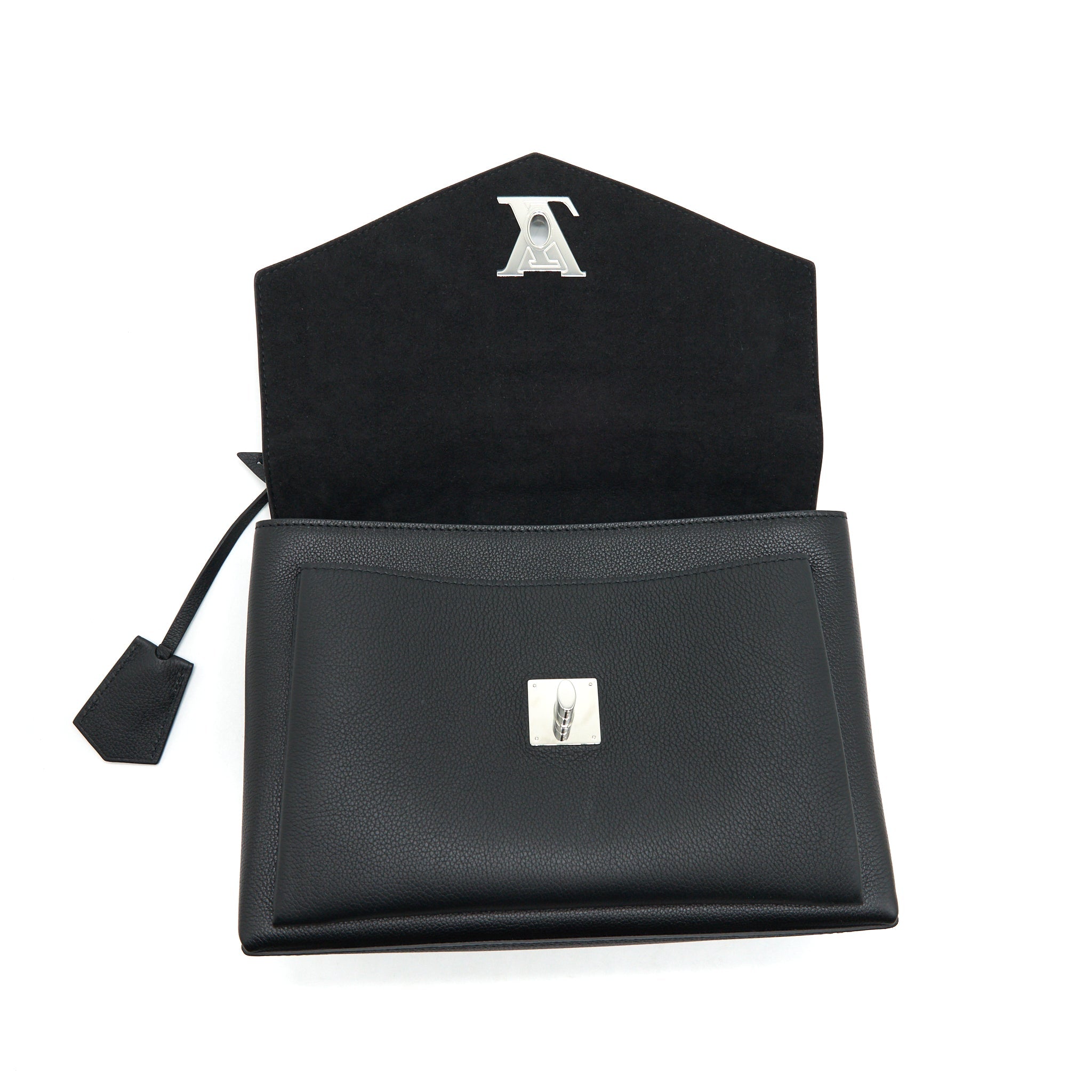 AAA Replica Louis Vuitton LV LOCKME BAG BLACK SHW