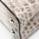 AAA Replica Louis Vuitton LV CAPUCINES MINI HIMALAYAN CROCODILE WHITE SHW