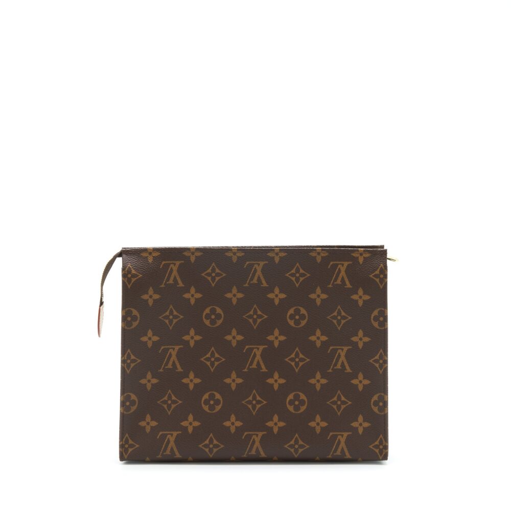 AAA Replica Louis Vuitton LV TOILETRY POCHETTE 26 MONOGRAM CANVAS GHW