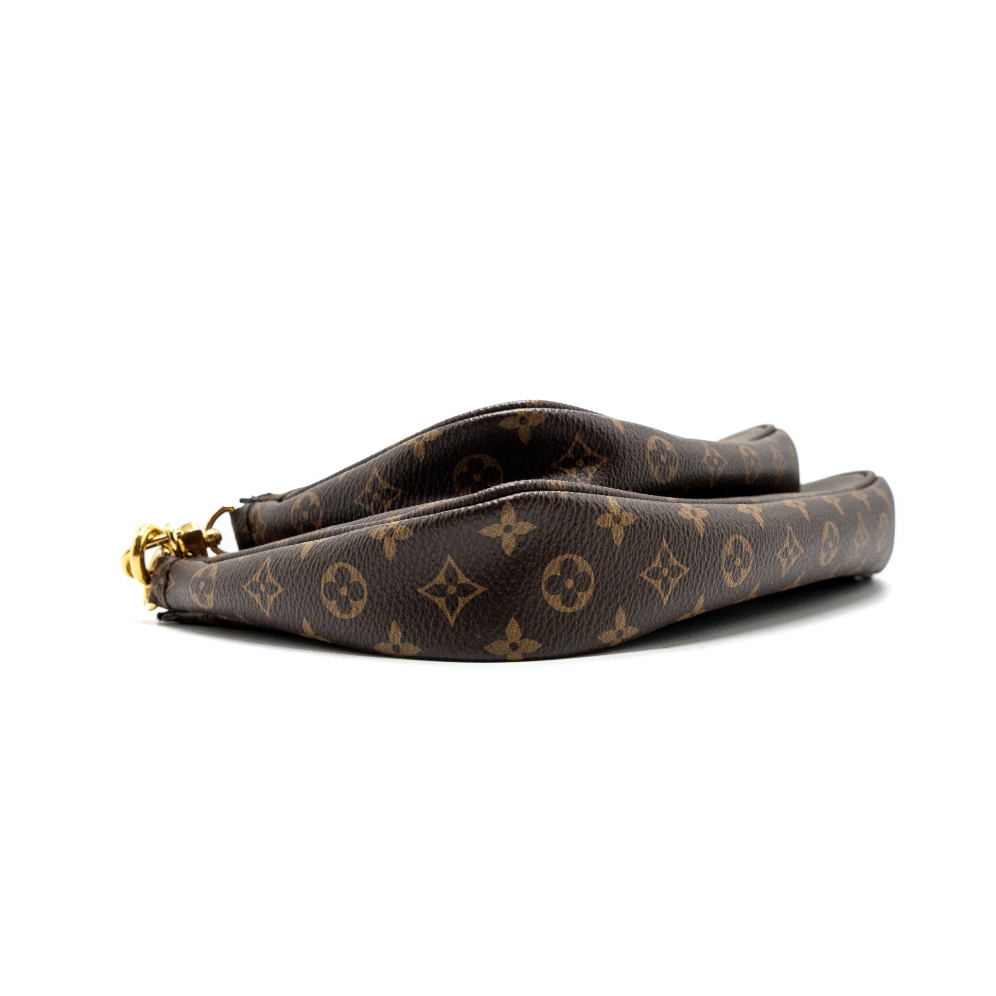 AAA Replica Louis Vuitton LV MULTI POCHETTE ROSE CLAIR STRAP MONOGRAM CANVAS GHW