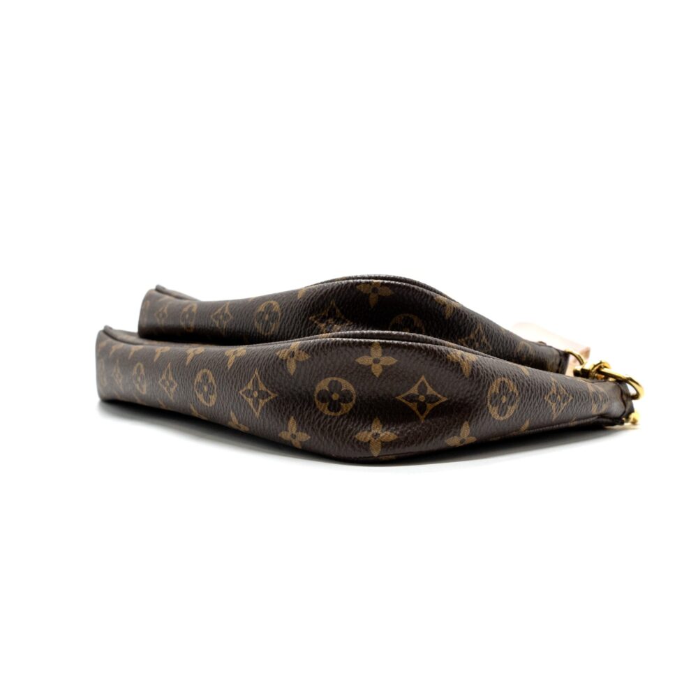 AAA Replica Louis Vuitton LV MULTI POCHETTE ROSE CLAIR STRAP MONOGRAM CANVAS GHW