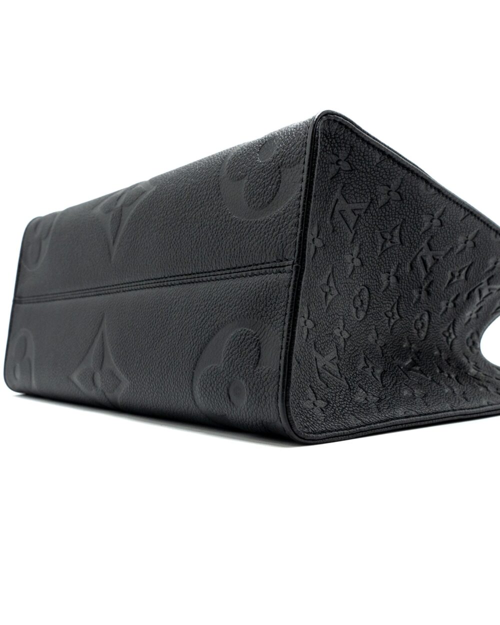 AAA Replica Louis Vuitton LV ONTHEGO MM MONOGRAM EMPRENITE BLACK GHW (NEW VERSION)