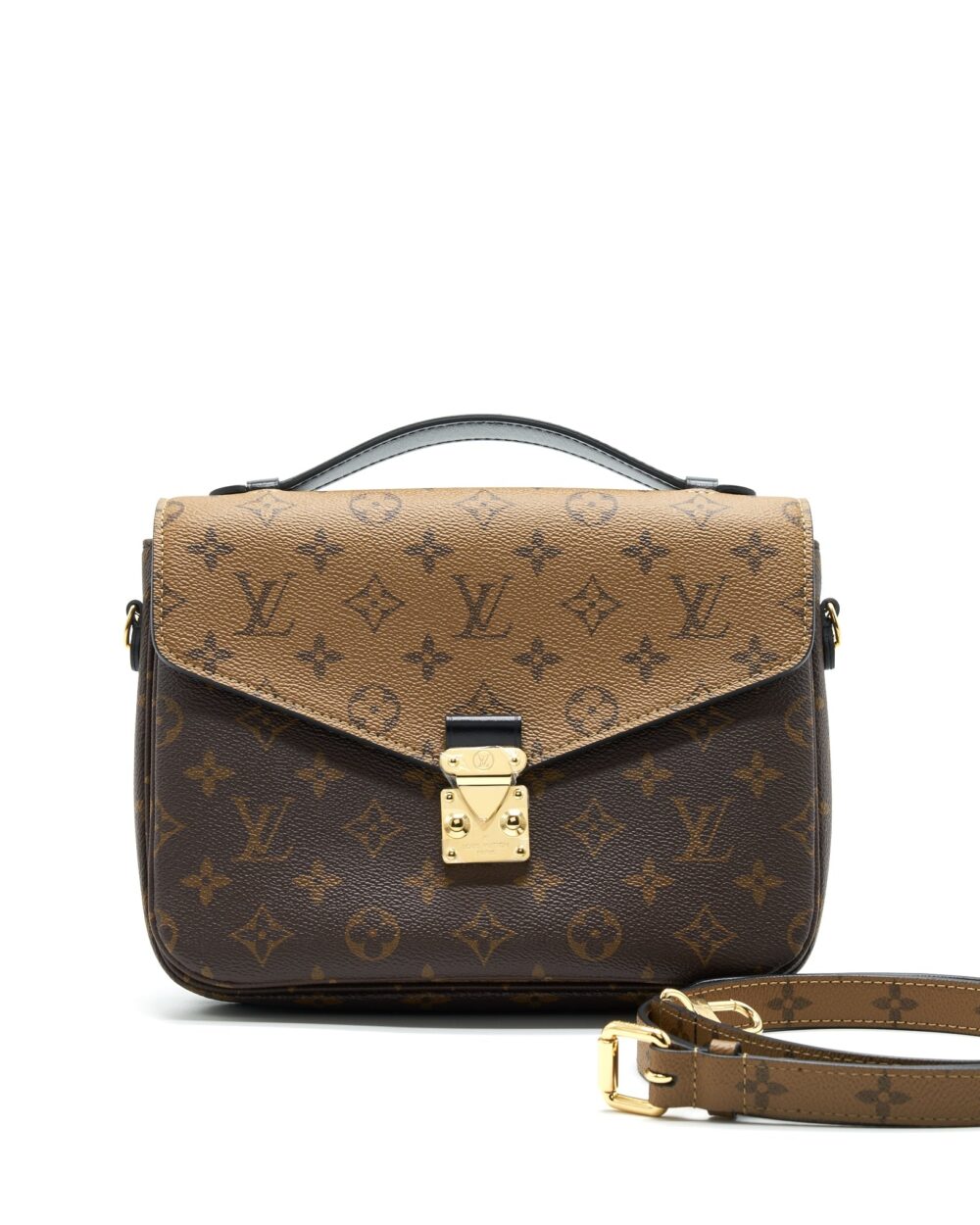 AAA Replica Louis Vuitton LV MONOGRAM REVERSE CANVAS POCHETTE METIS