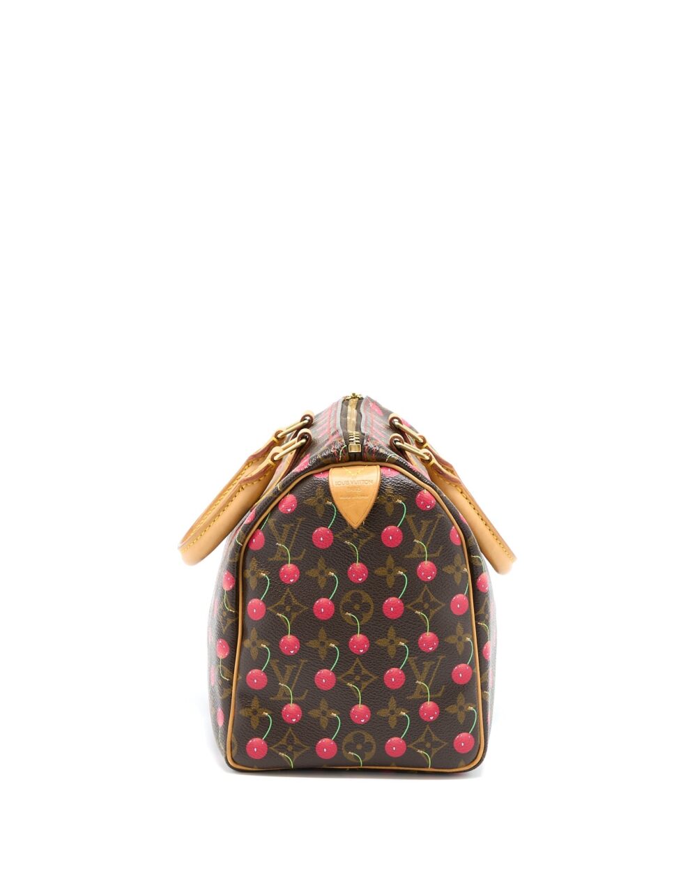 AAA Replica Louis Vuitton LV SPEEDY 25 CHERRY BLOSSOM MONOGRAM CANVAS GHW