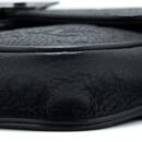 AAA Replica Louis Vuitton LV S LOCK SLINGBAG MONOGRAM-EMBOSSED TAURILLON BLACK BLACK HARDWARE (NEW VERSION)