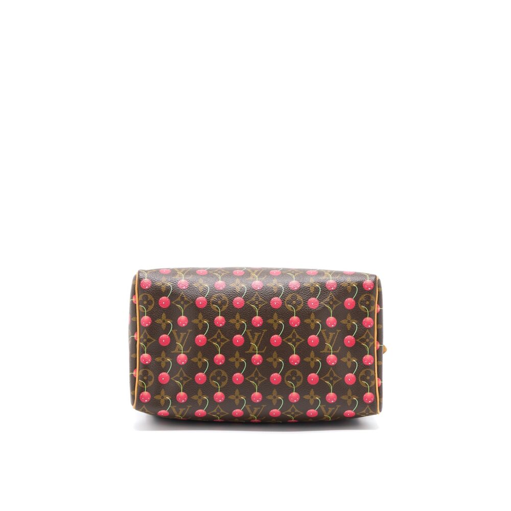 AAA Replica Louis Vuitton LV SPEEDY 25 CHERRY BLOSSOM MONOGRAM CANVAS GHW