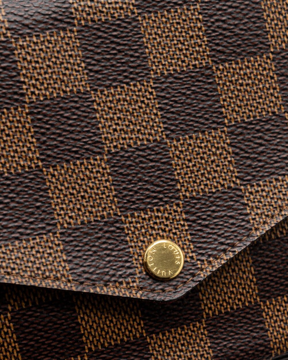 AAA Replica Louis Vuitton LV FELICIE POCHETTE DAMIER EBENE CANVAS GHW