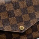 AAA Replica Louis Vuitton LV FELICIE POCHETTE DAMIER EBENE CANVAS GHW
