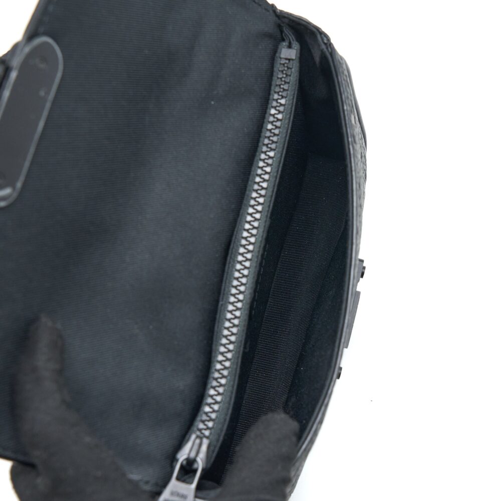 AAA Replica Louis Vuitton LV S LOCK SLINGBAG MONOGRAM-EMBOSSED TAURILLON BLACK BLACK HARDWARE (NEW VERSION)