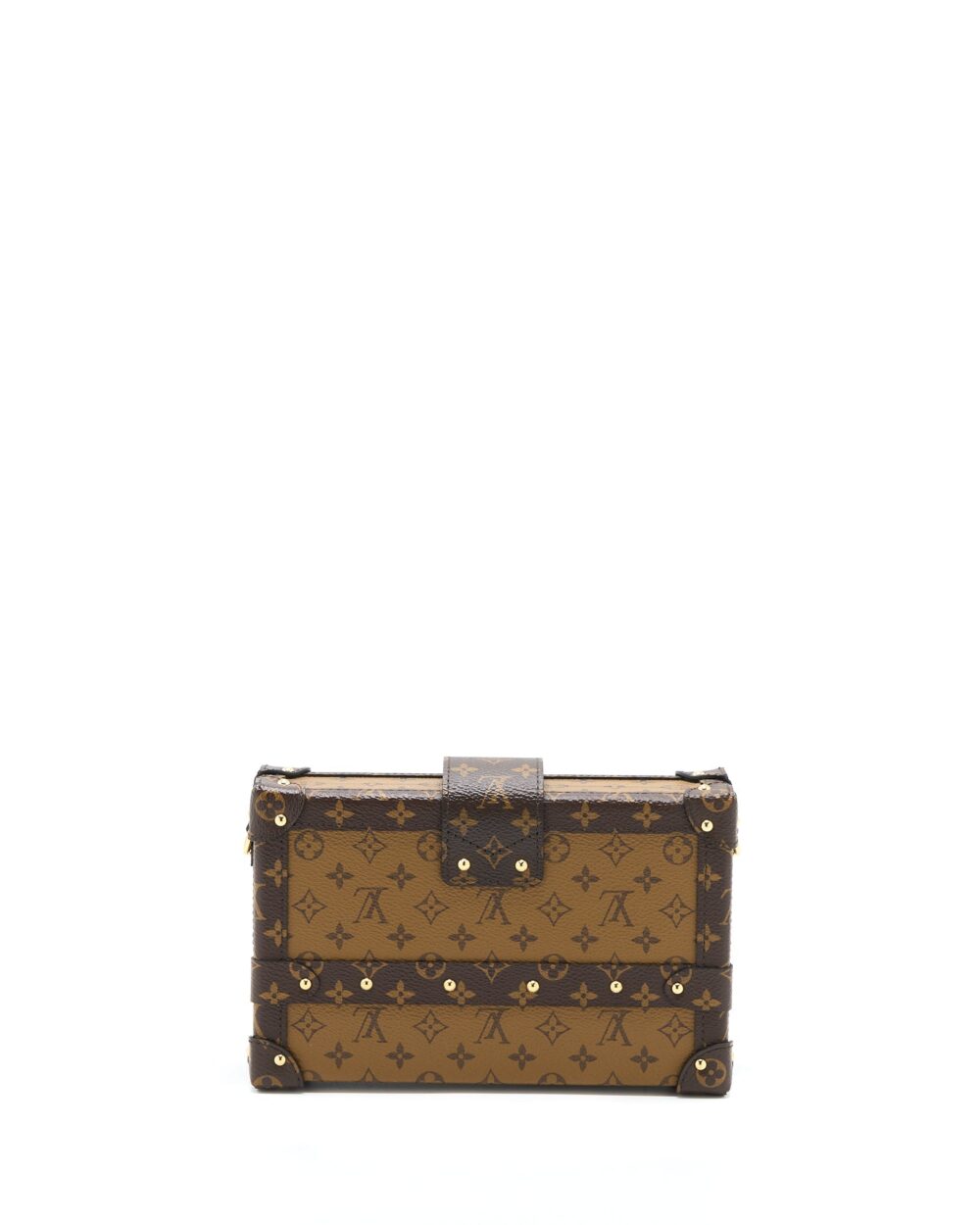 AAA Replica Louis Vuitton LV PETITE MALLE MONAGRAM REVERSE CANVAS GHW