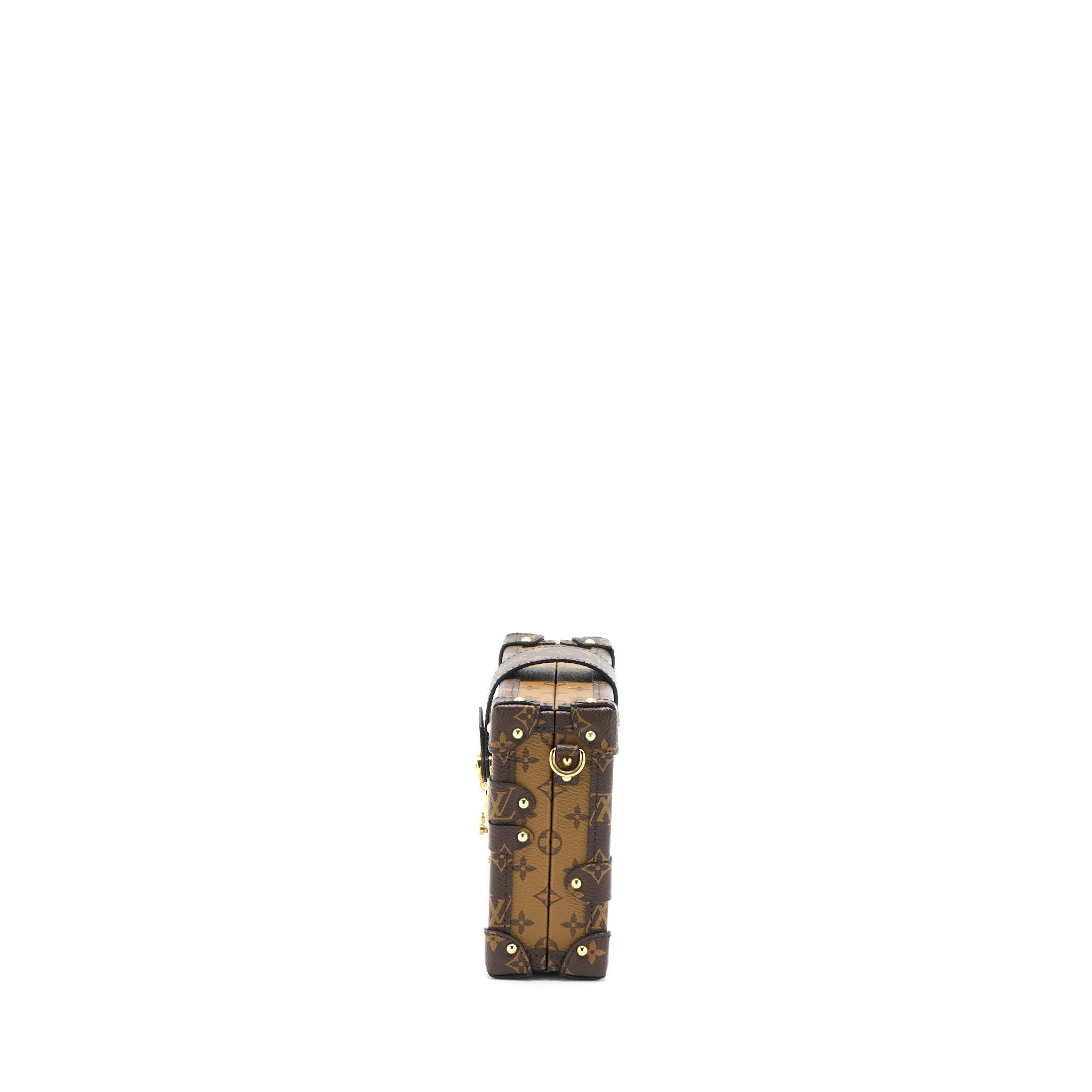 AAA Replica Louis Vuitton LV PETITE MALLE MONAGRAM REVERSE CANVAS GHW