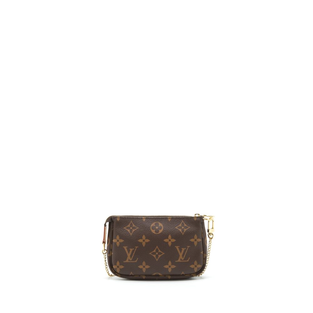 AAA Replica Louis Vuitton LV MINI POCHETTE ACCESSORIES YEAR 2020 MONOGRAM CANVAS
