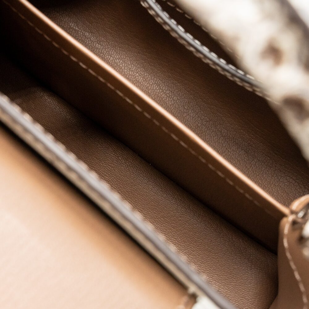 AAA Replica Louis Vuitton LV CAPUCINES MINI HIMALAYAN CROCODILE WHITE SHW