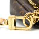 AAA Replica Louis Vuitton LV MULTI POCHETTE KHAKI STRAP MONOGRAM CANVAS GHW