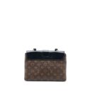 AAA Replica Louis Vuitton LV ONE HANDLE FLAP BAG MM MONOGRAM CANVAS/BLACK GHW