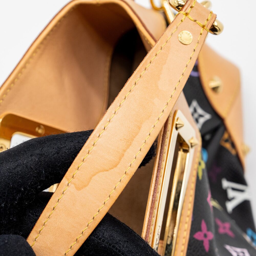 AAA Replica Louis Vuitton LV JUDY MM MULTICOLOR MONOGRAM BLACK GHW
