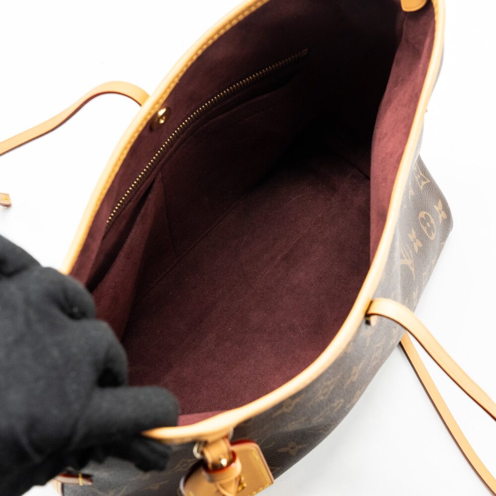AAA Replica Louis Vuitton LV CARRYALL PM MONOGRAM CANVAS GHW (NEW VERSION)