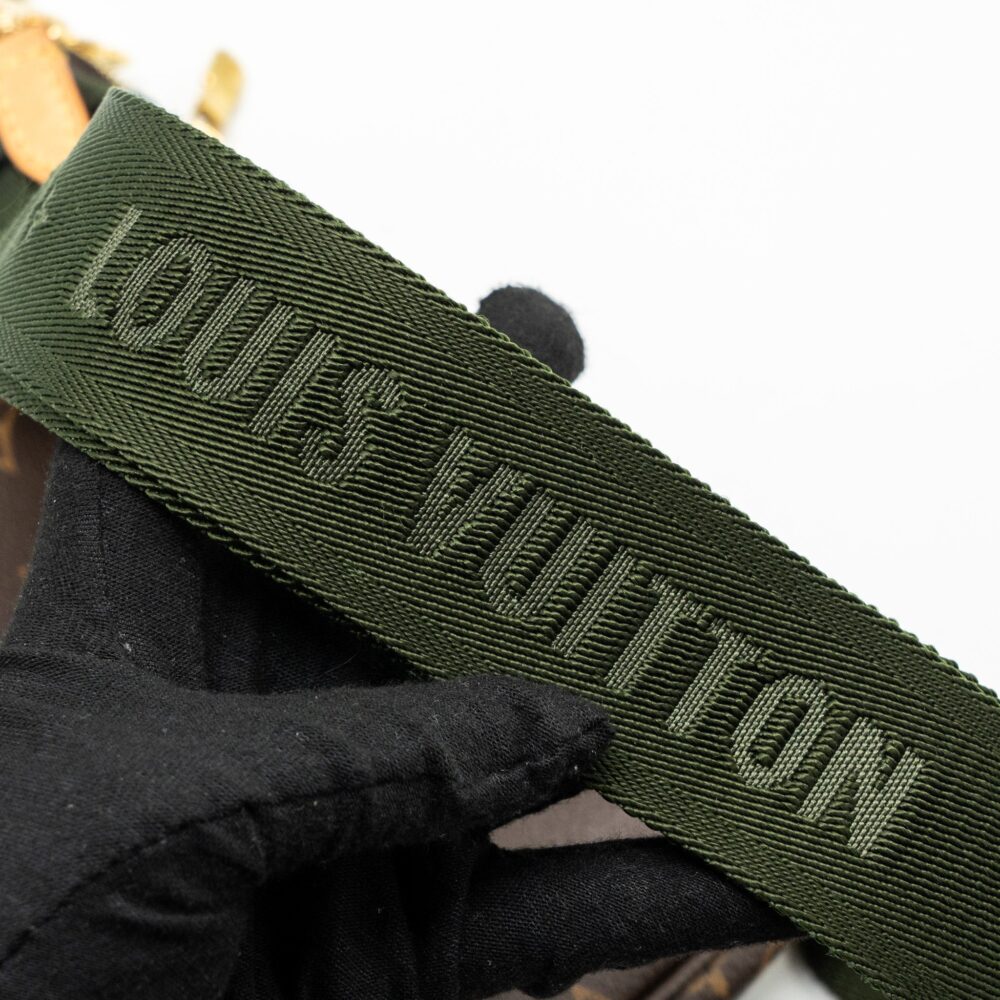 AAA Replica Louis Vuitton LV MULTI POCHETTE ACCESSORIES MONOGRAM CANVAS KHAKI GHW