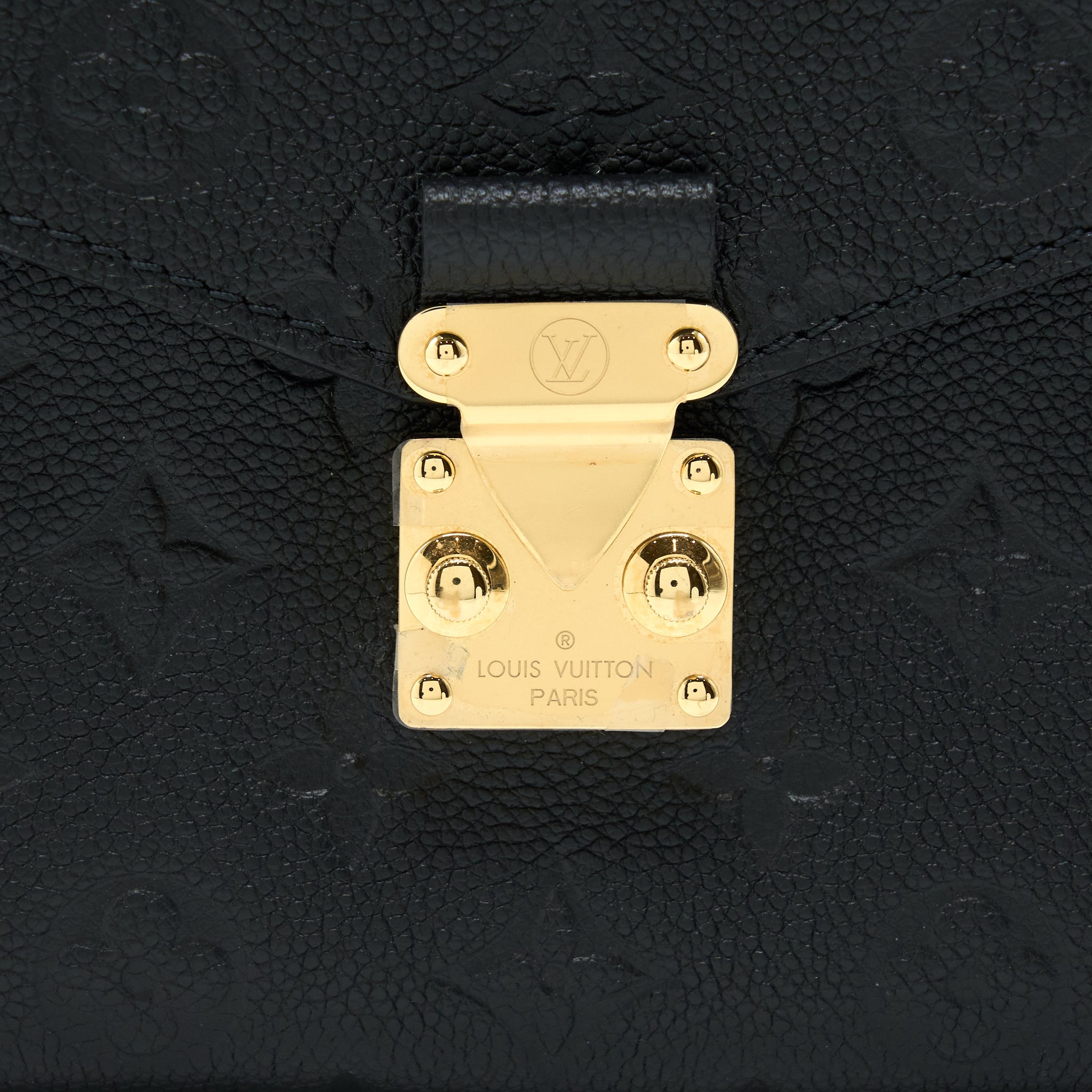 AAA Replica Louis Vuitton LV POCHETTE MÉTIS MONOGRAM EMPREINTE BLACK GHW