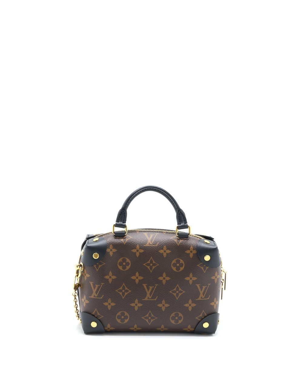 AAA Replica Louis Vuitton LV PETITE MALLE SOUPLE BAG MONOGRAM CANVAS/BLACK GHW